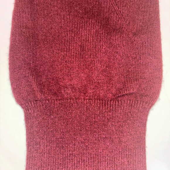 Draper James Burgundy V-Neck Plum Pullover Knit Top - Picture 8 of 8